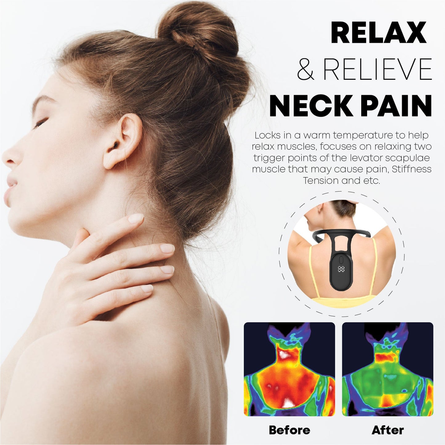 CircuWave™ UltraSpa Lymphvity PostureCorrector Neck Instrument