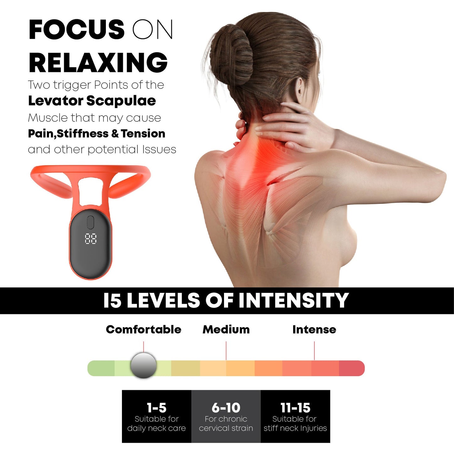 CircuWave™ UltraSpa Lymphvity PostureCorrector Neck Instrument