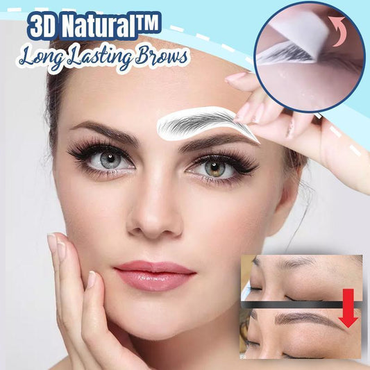 3D Natural™ Long Lasting Brows Sticker 6 Months Set