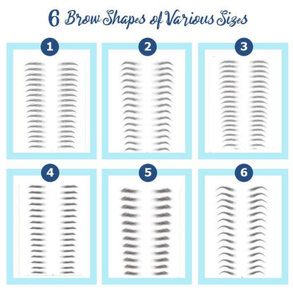 3D Natural™ Long Lasting Brows Sticker 6 Months Set