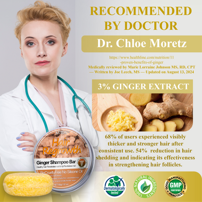 ATTDX™ Hair Regrowth Ginger Shampoo Bar