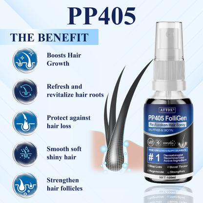 🔥TikTok Hot Sellers- ATTDX® PP405 FolliGen Re-Awaken Hair Spray