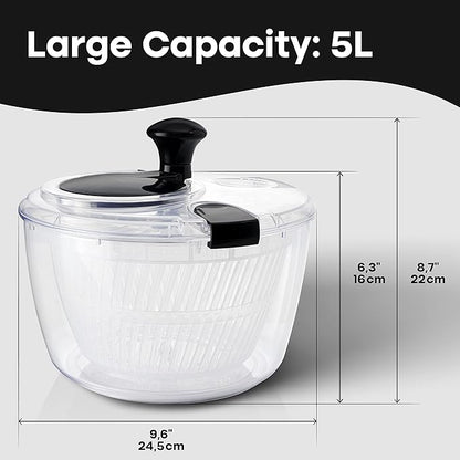 ComfortCornerUs™ 3-in-1 Quick-Dry Salad Spinner