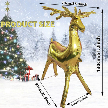 ComfortCornerUs™ 3D Inflatable Xmas Tree Foil Balloon Set