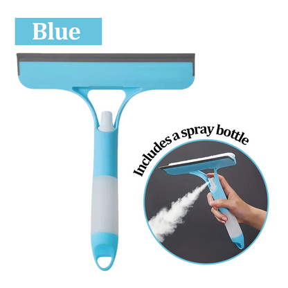 🔥TikTok Hot Sellers- ComfortCornerUs™ 3 in 1 Glass Cleaning Spray Squeegee Scraper