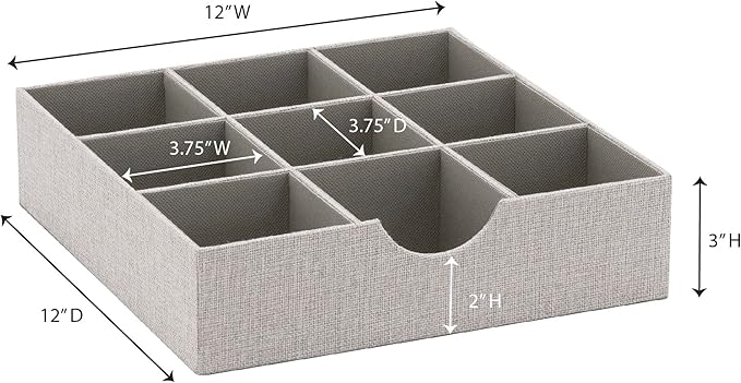 ComfortCornerUs™ 9-Compartment Fabric Organizer