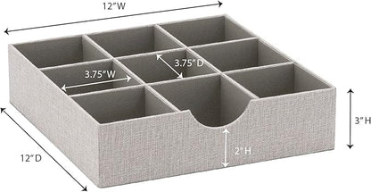 ComfortCornerUs™ 9-Compartment Fabric Organizer
