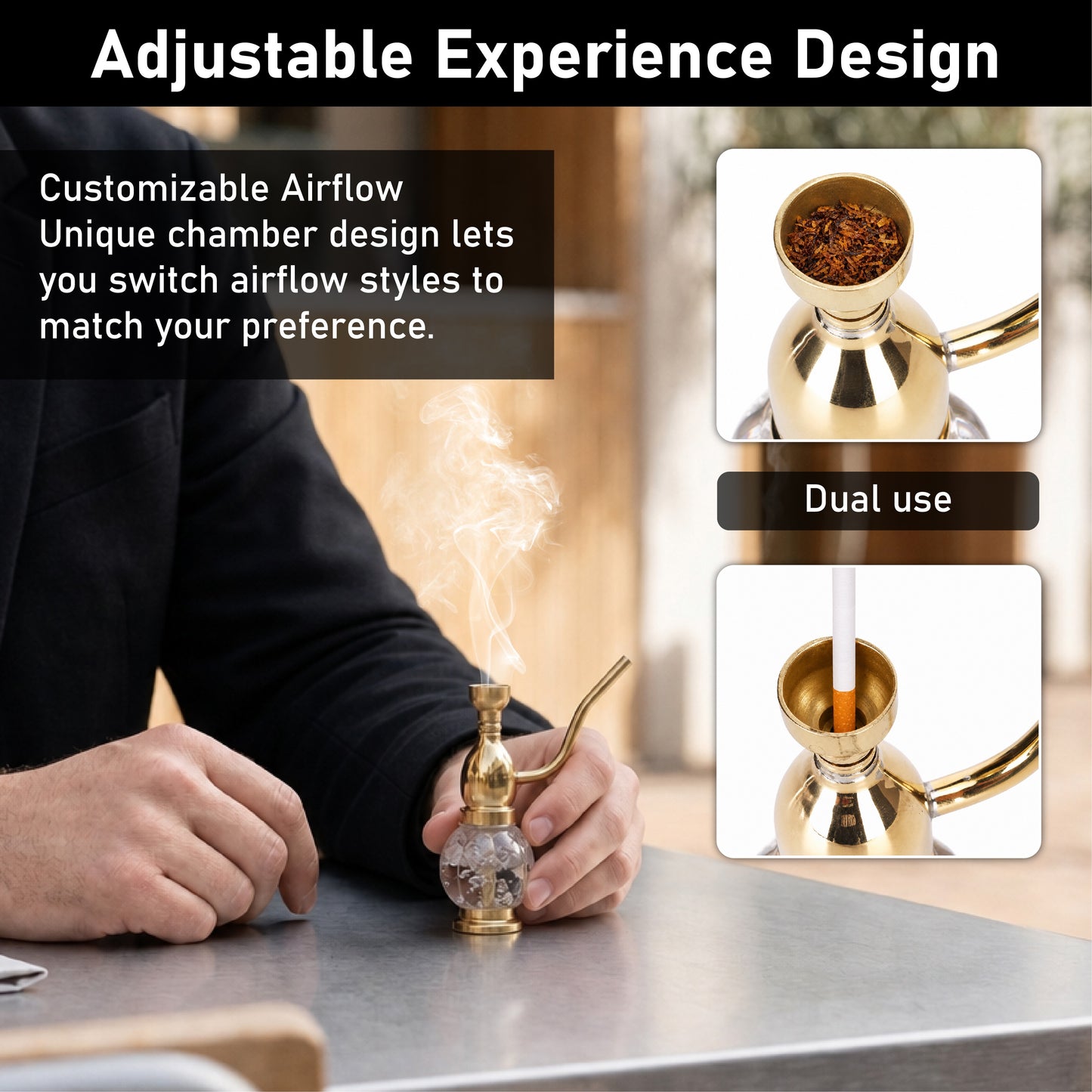 ComfortCornerUs™ AquaBrass Water Alloy Chamber