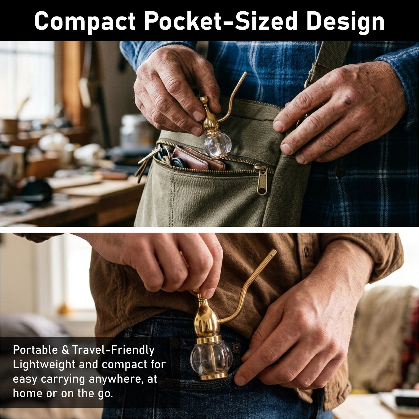 ComfortCornerUs™ AquaBrass Water Alloy Chamber