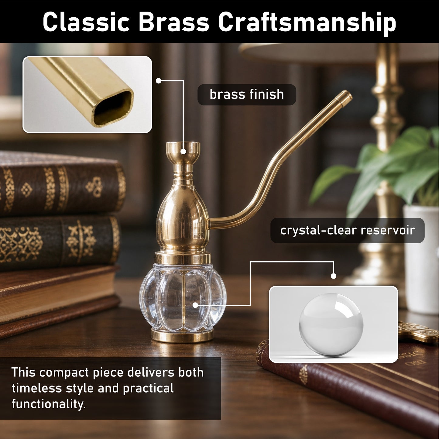 ComfortCornerUs™ AquaBrass Water Alloy Chamber