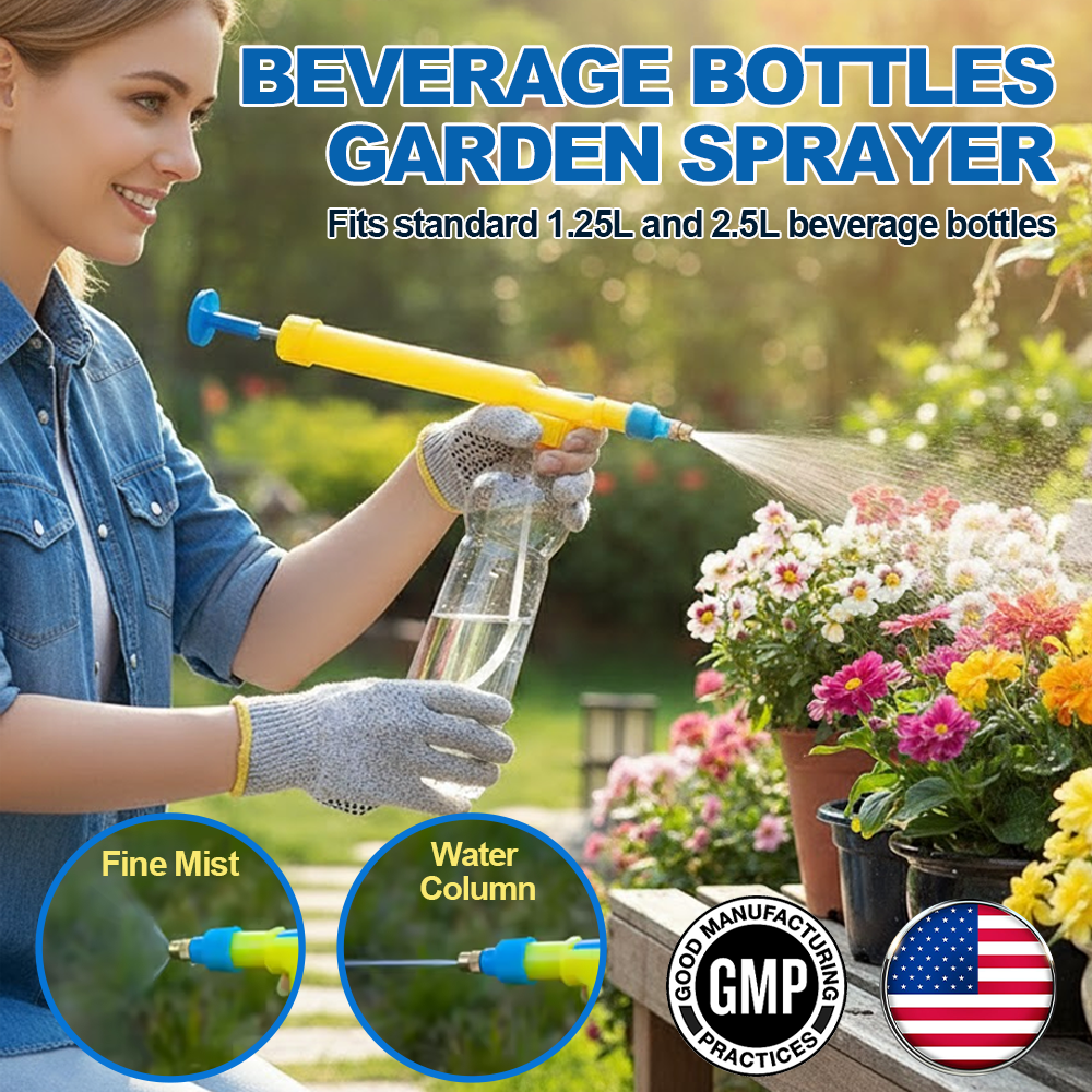 ComfortCornerUs™ AquaJet Beverage Bottles Garden Sprayer
