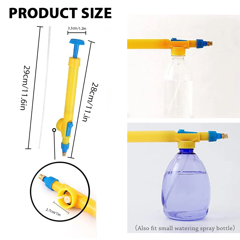 ComfortCornerUs™ AquaJet Beverage Bottles Garden Sprayer