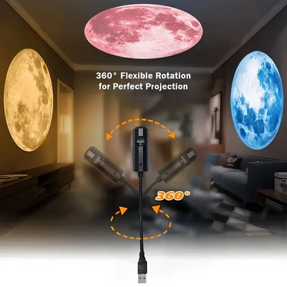 ComfortCornerUs™ AstroLens 360° USB Galaxy Projector Light