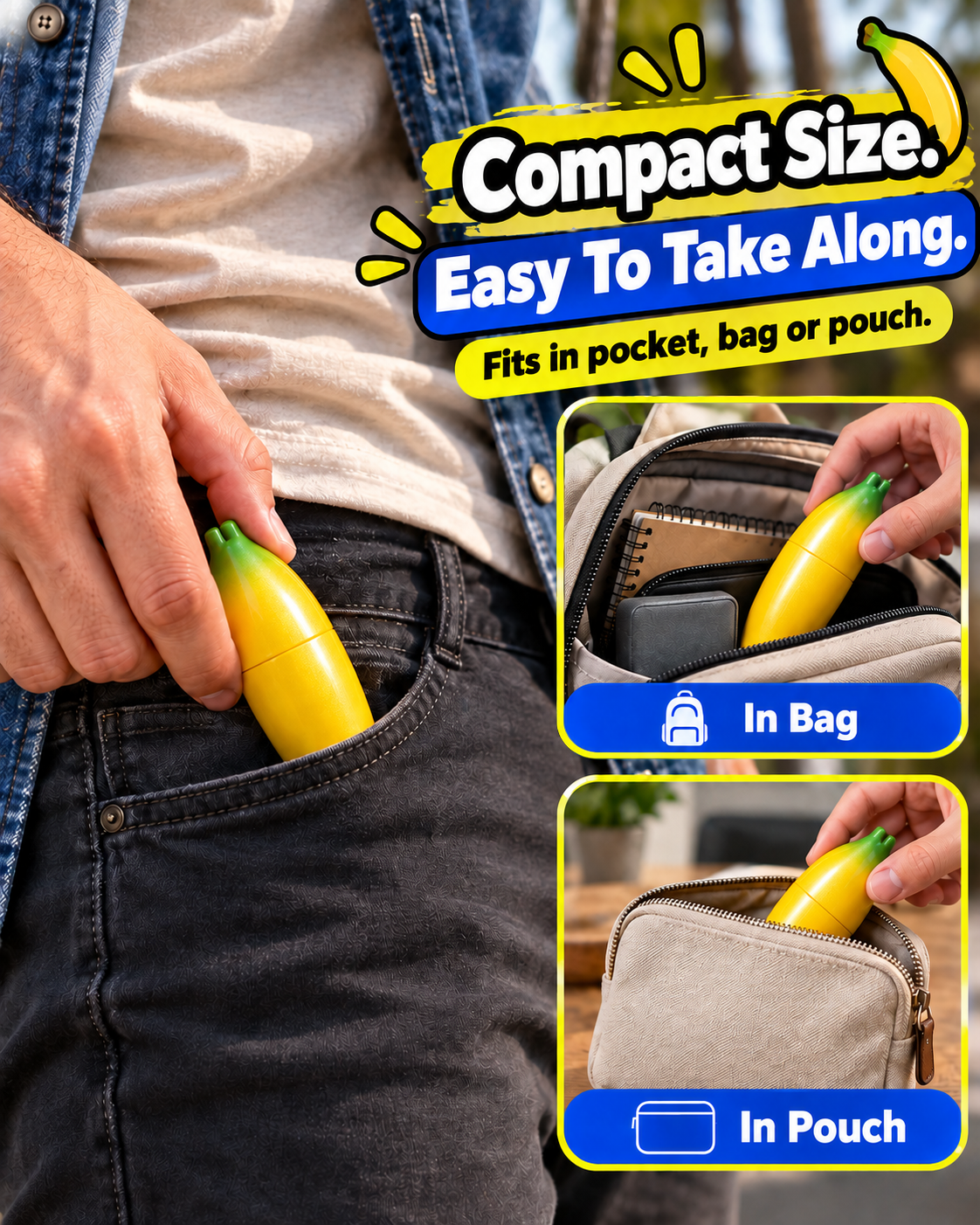 ComfortCornerUs™ BananaJoy Secret Alloy Pocket Tool