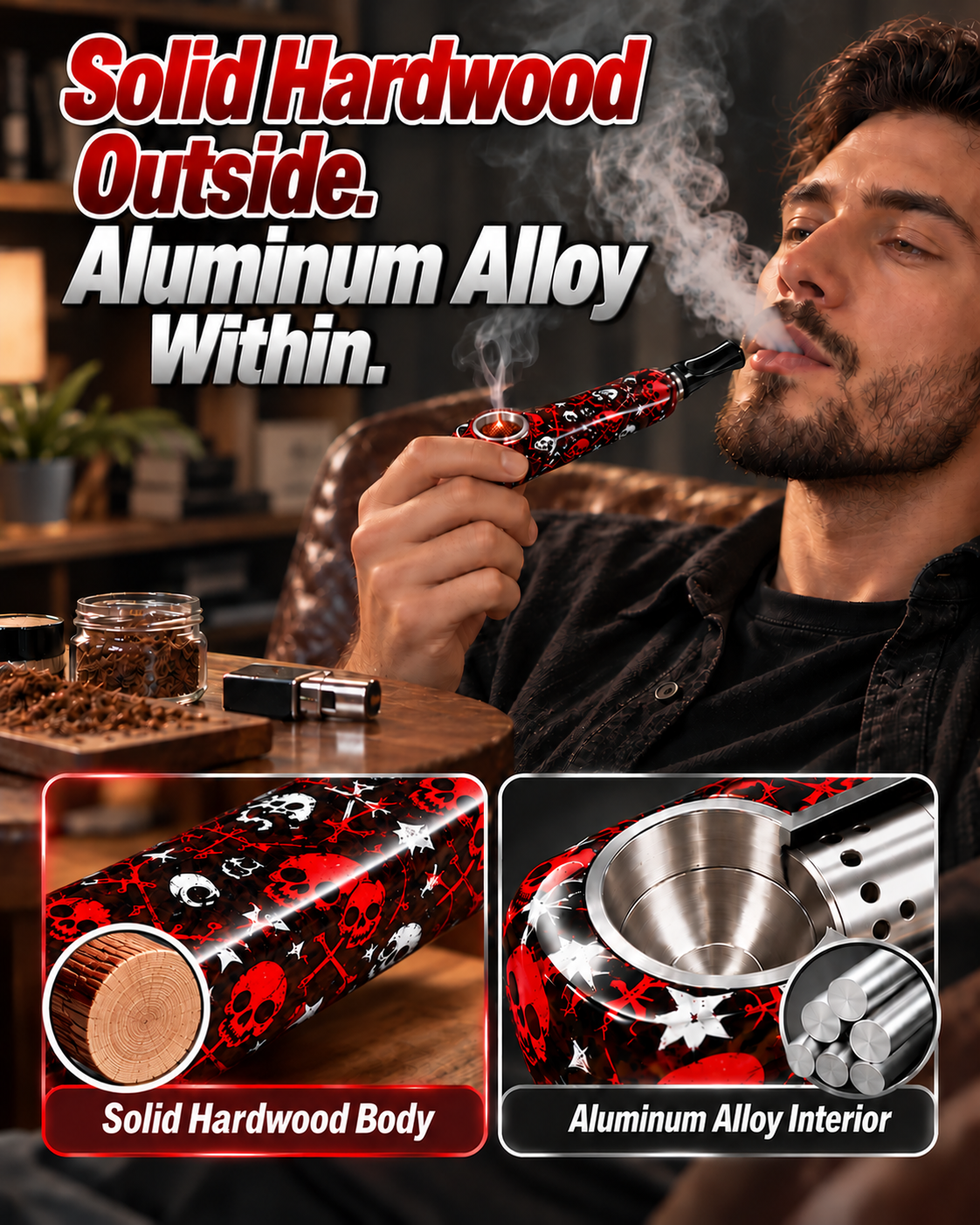 ComfortCornerUs™ BattleWood Street Style Alloy Pocket Tool