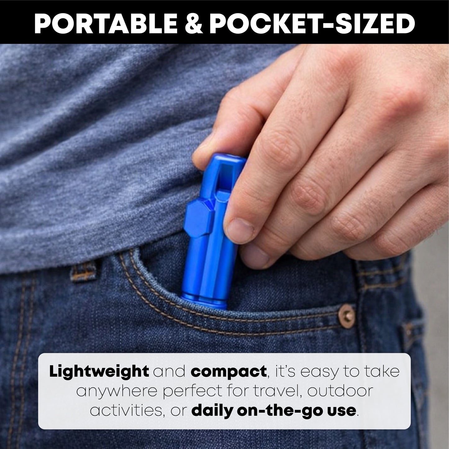 ComfortCornerUs™ BulletPod Pocket Alloy Container
