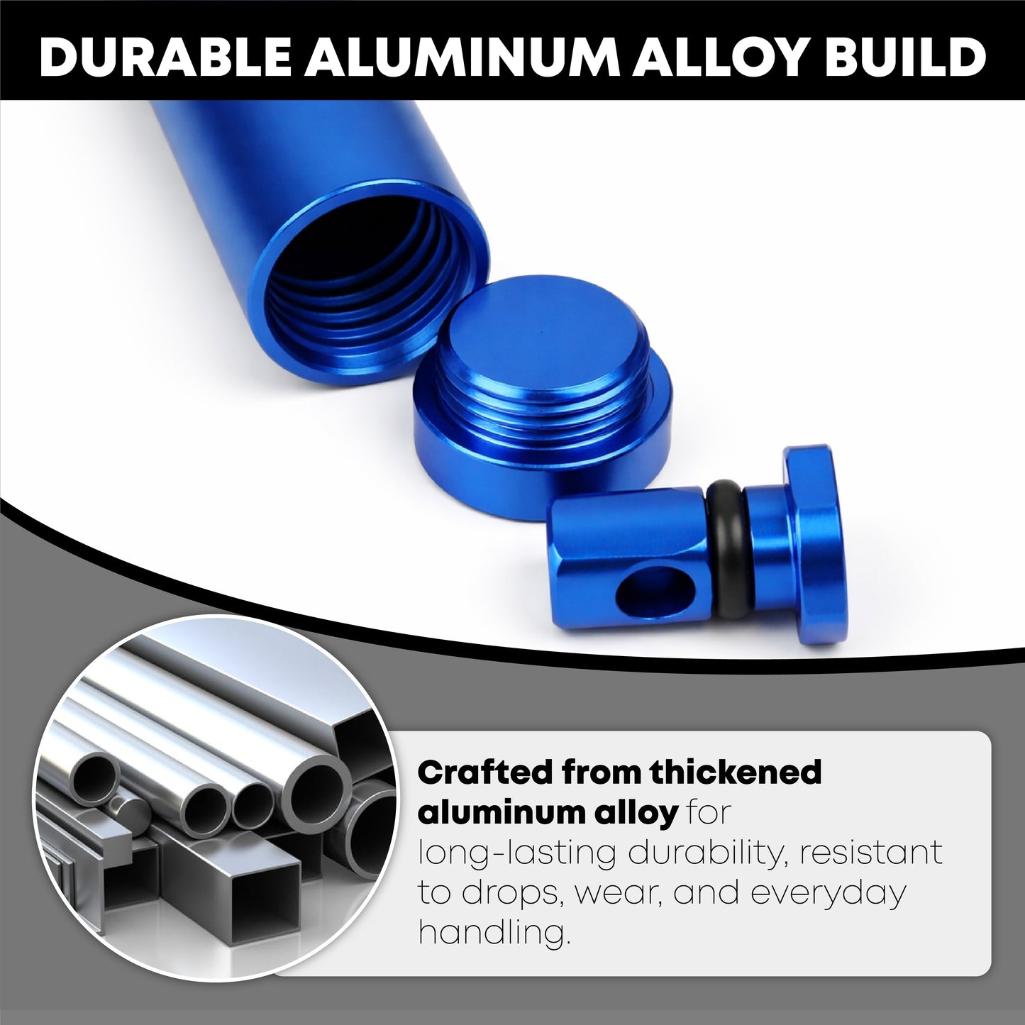 ComfortCornerUs™ BulletPod Pocket Alloy Container