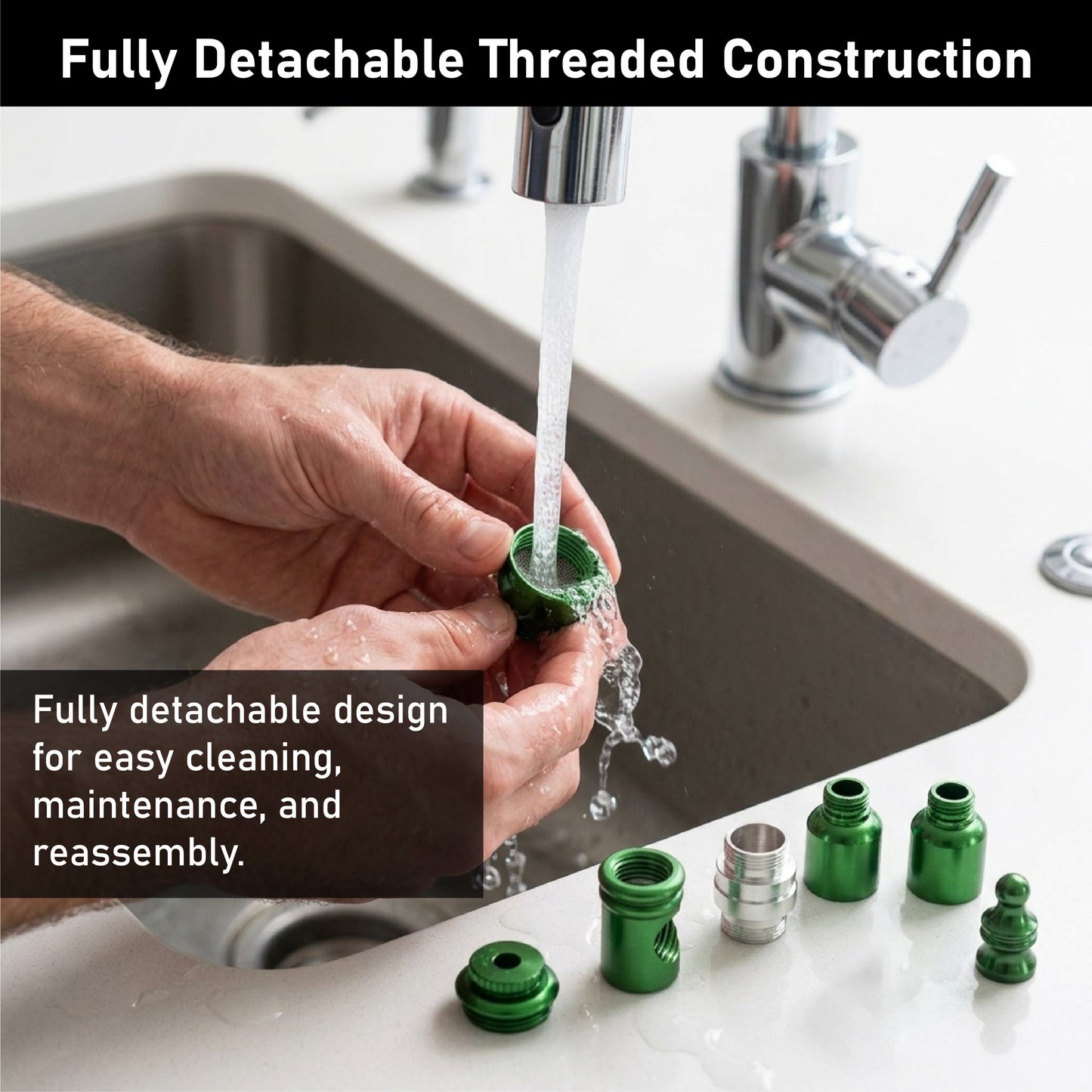 ComfortCornerUs™ CapsulePod Alloy Screw-Cap Chamber
