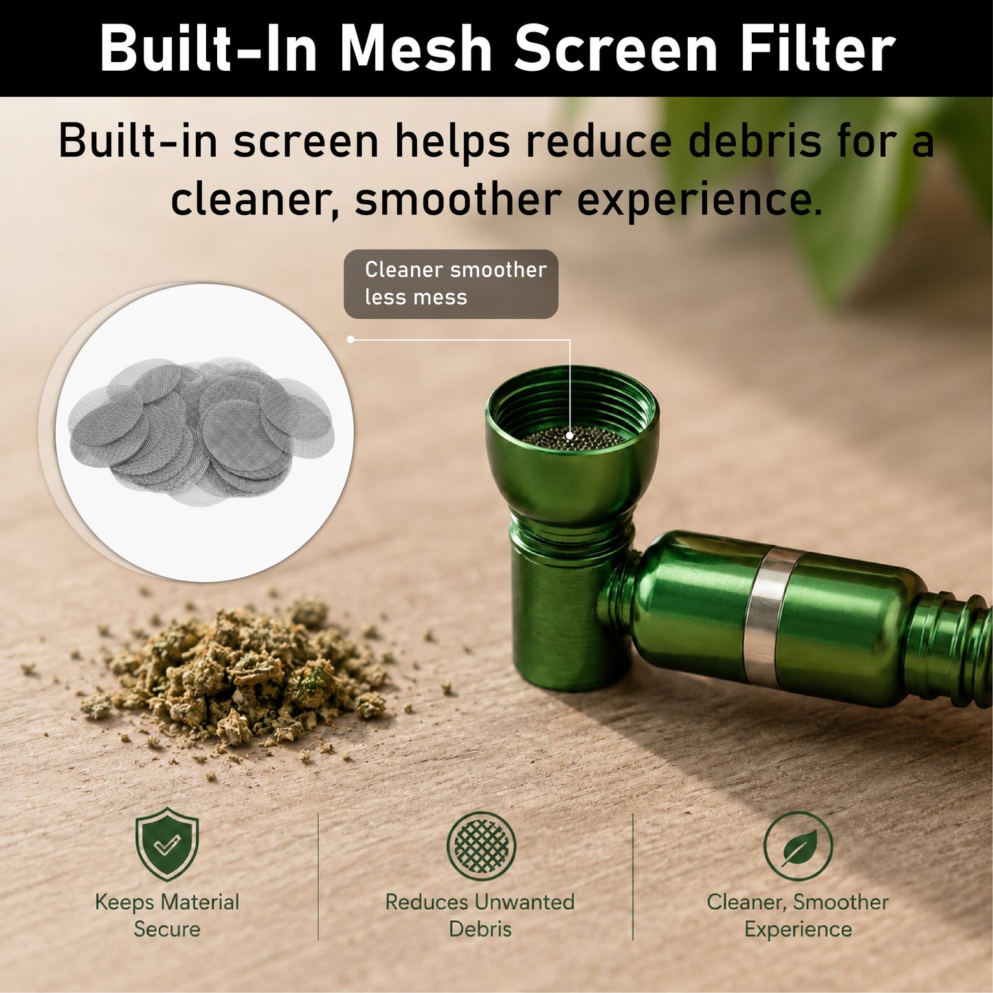 ComfortCornerUs™ CapsulePod Alloy Screw-Cap Chamber