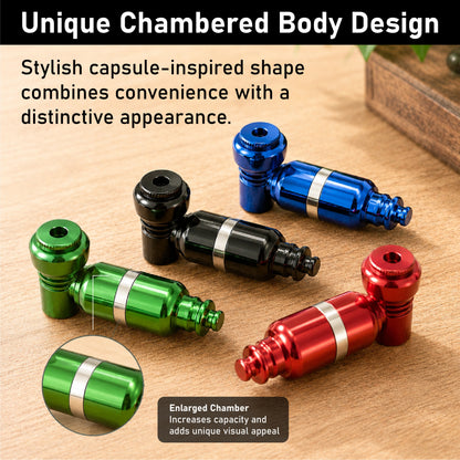 ComfortCornerUs™ CapsulePod Alloy Screw-Cap Chamber