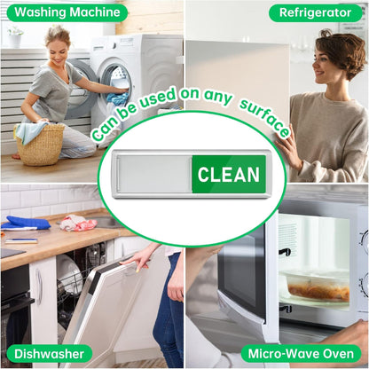 ComfortCornerUs™ CleanDirty Magnetic Dishwasher Sign