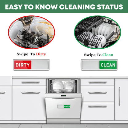 ComfortCornerUs™ CleanDirty Magnetic Dishwasher Sign