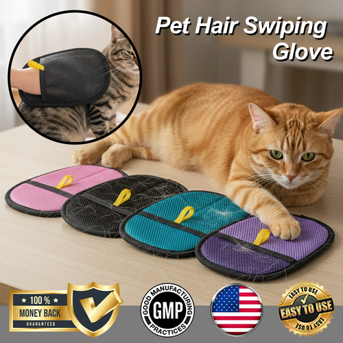 🔥TikTok Hot Sellers- ComfortCornerUs™ CleanPaw Pet Hair Swiping Glove