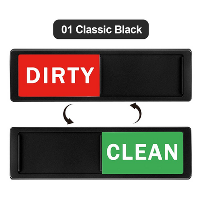 ComfortCornerUs™ CleanDirty Magnetic Dishwasher Sign
