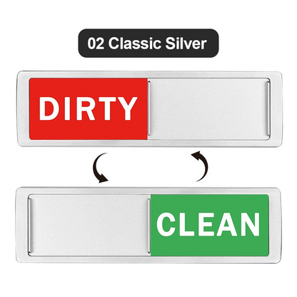 ComfortCornerUs™ CleanDirty Magnetic Dishwasher Sign