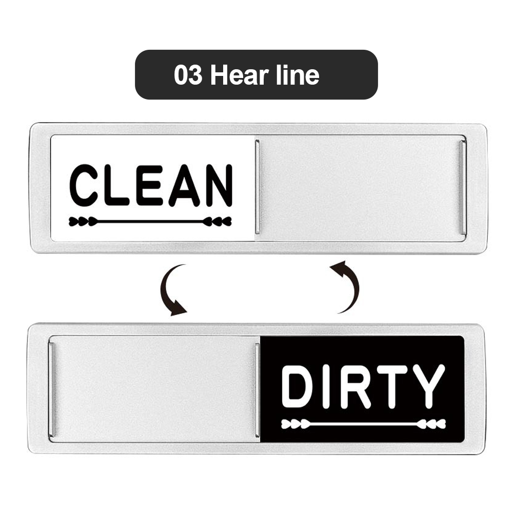 ComfortCornerUs™ CleanDirty Magnetic Dishwasher Sign