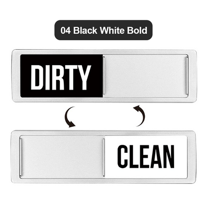 ComfortCornerUs™ CleanDirty Magnetic Dishwasher Sign