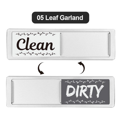 ComfortCornerUs™ CleanDirty Magnetic Dishwasher Sign