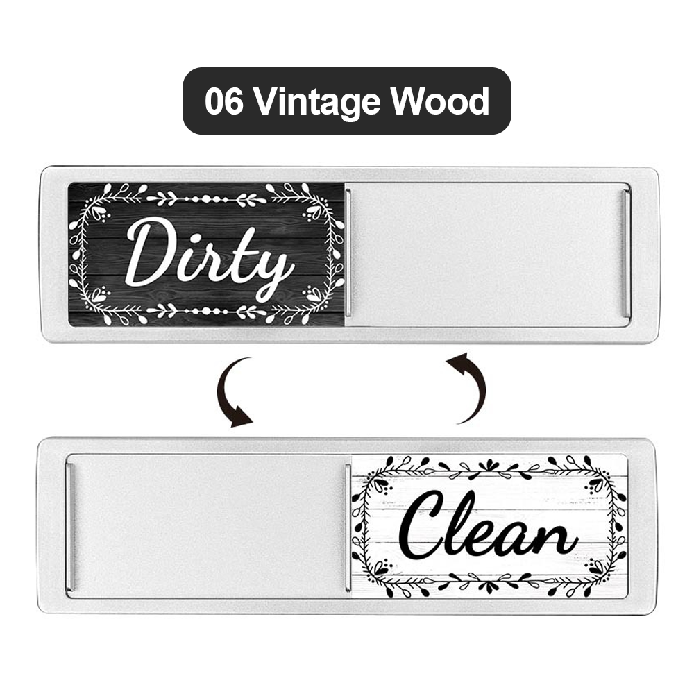 ComfortCornerUs™ CleanDirty Magnetic Dishwasher Sign