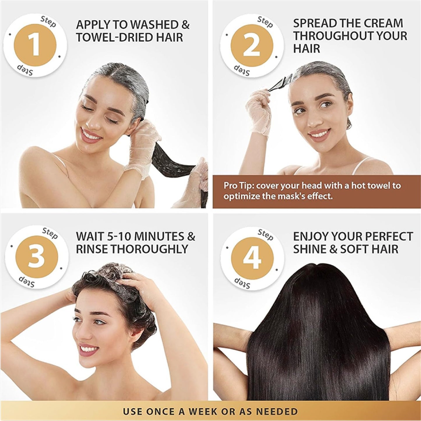 ComfortCornerUs™ CollaShine Deep Repair Hair Mask