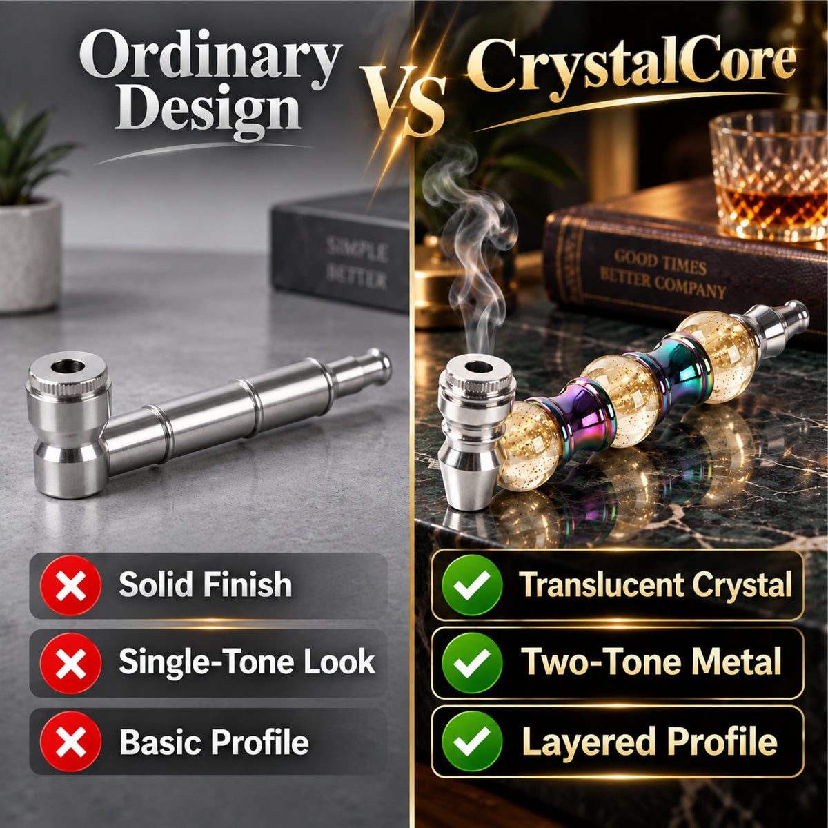 ComfortCornerUs™ CrystalCore Two-Tone Alloy Tool