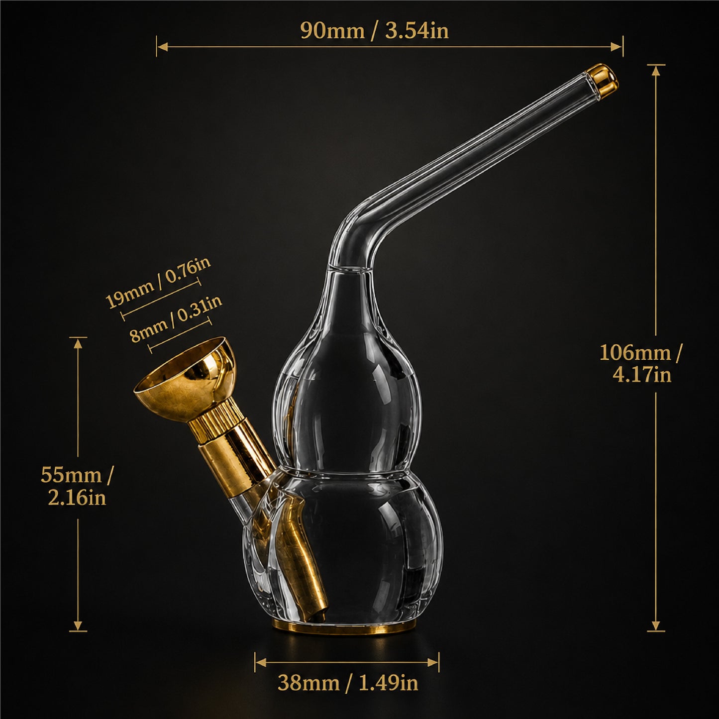 ComfortCornerUs™ CrystalFlow Mini Water Chamber