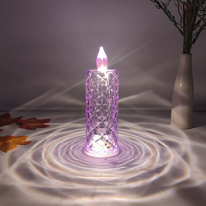 🔥TikTok Hot Sellers- ComfortCornerUs™ Crystal Glow LED Candle Lamp
