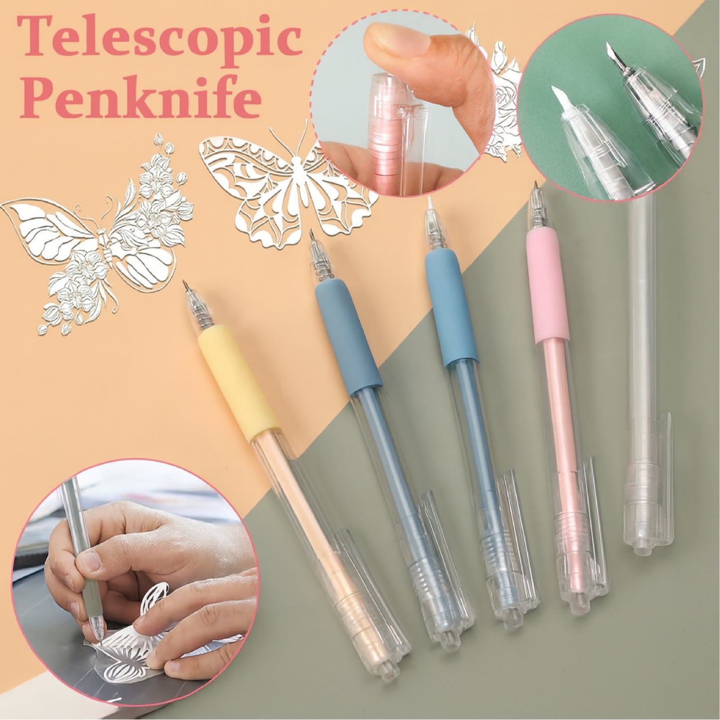 ComfortCornerUs™ CutWrite Retractable Knife Pen