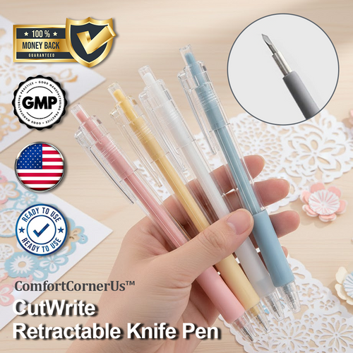 ComfortCornerUs™ CutWrite Retractable Knife Pen