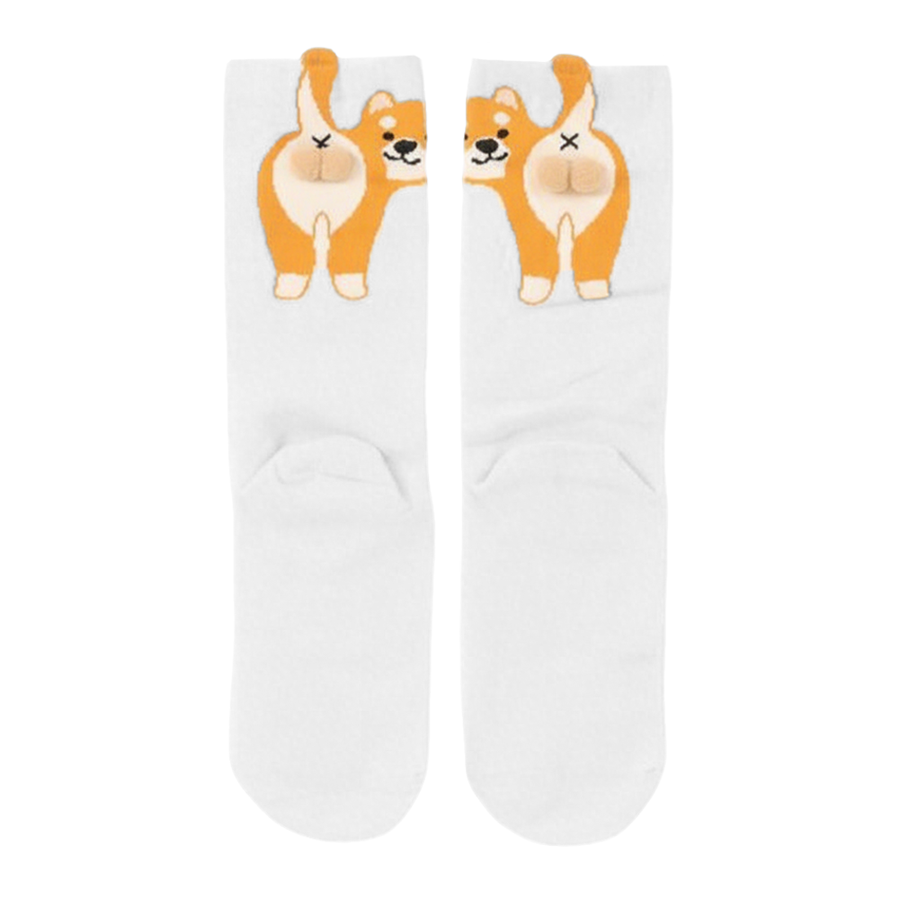 ComfortCornerUs™ CuteCritter 3D Pom-Pom Cartoon Socks