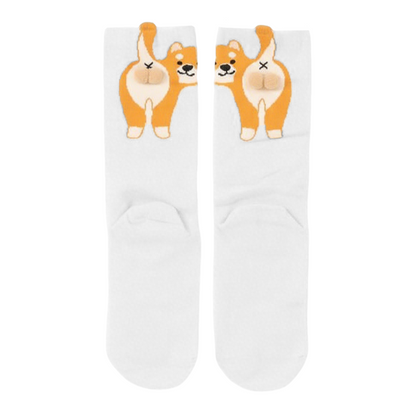 ComfortCornerUs™ CuteCritter 3D Pom-Pom Cartoon Socks