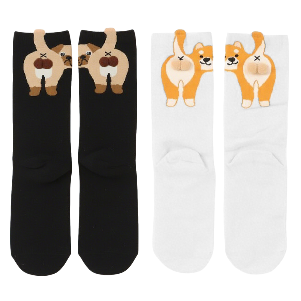ComfortCornerUs™ CuteCritter 3D Pom-Pom Cartoon Socks