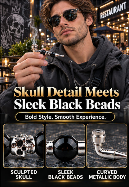 ComfortCornerUs™ DarkSkull Glossy Bead Alloy Pocket Tool