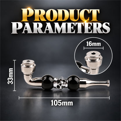 ComfortCornerUs™ DarkSkull Glossy Bead Alloy Pocket Tool