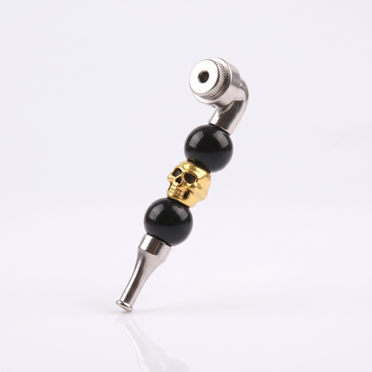 ComfortCornerUs™ DarkSkull Glossy Bead Alloy Pocket Tool
