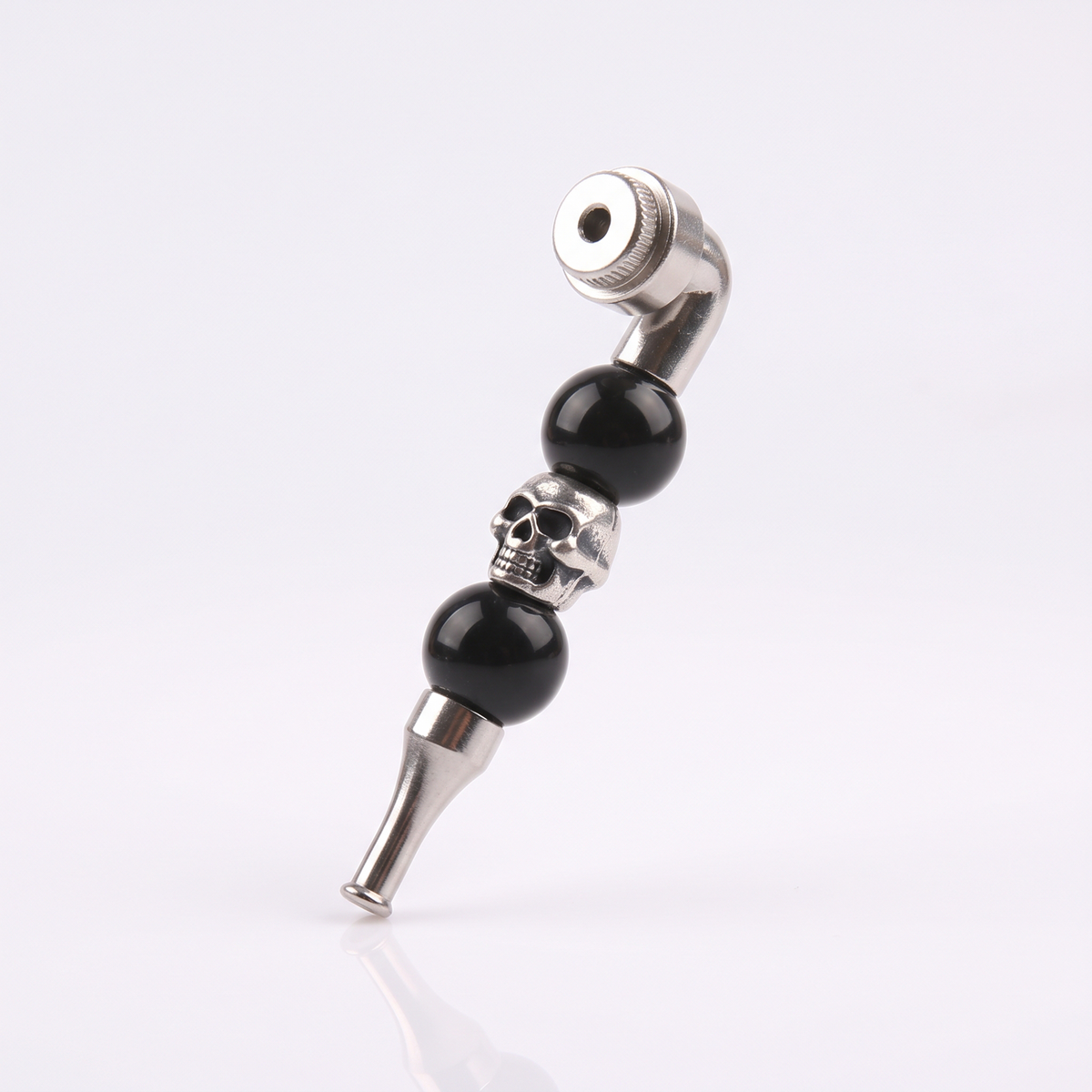ComfortCornerUs™ DarkSkull Glossy Bead Alloy Pocket Tool