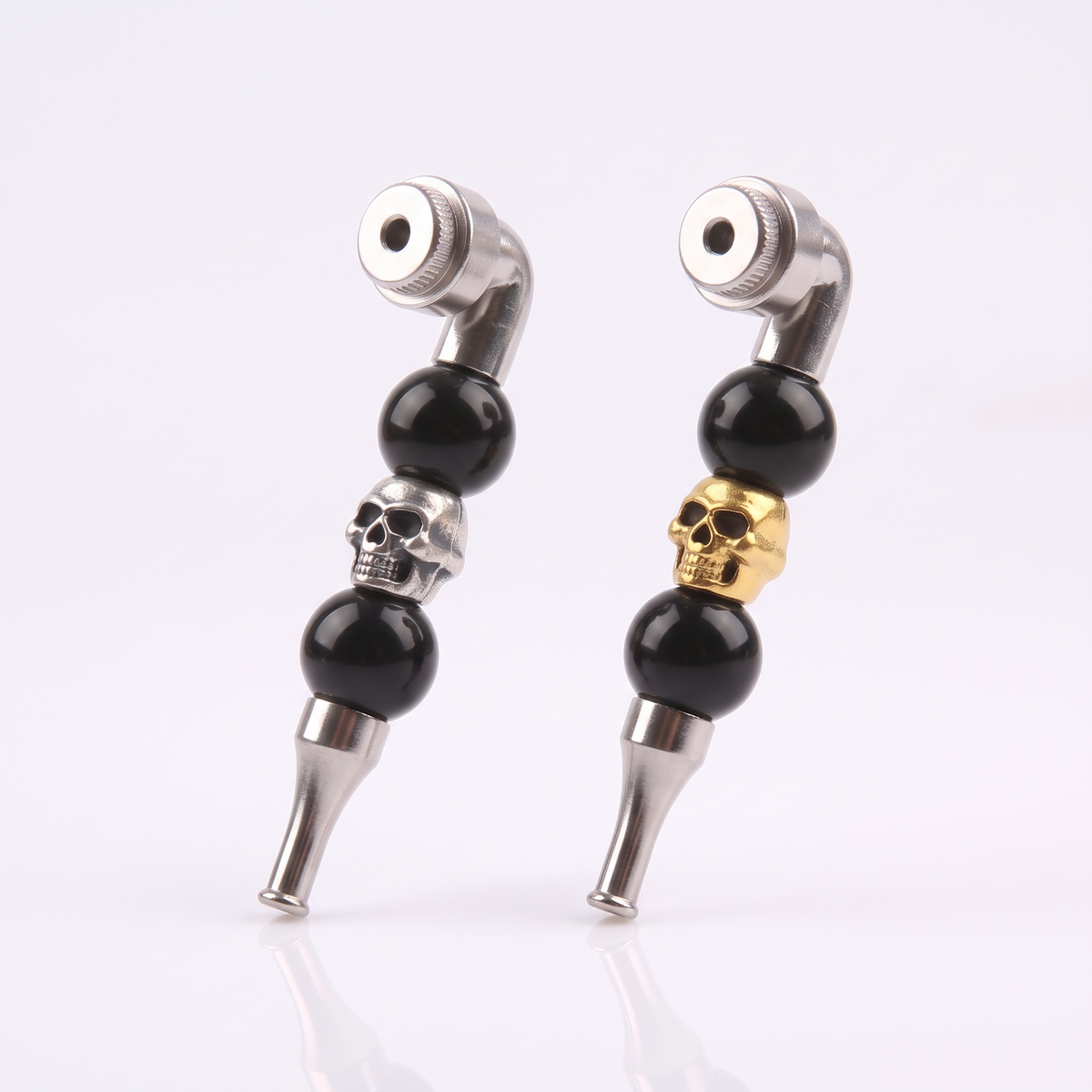 ComfortCornerUs™ DarkSkull Glossy Bead Alloy Pocket Tool