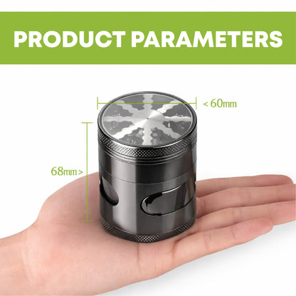 ComfortCornerUs™ EasyGrind 4-Layer Alloy Spice Grinder