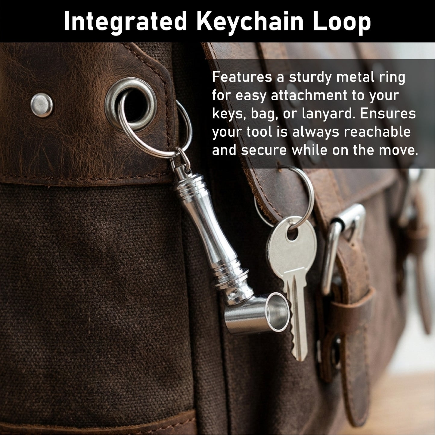 ComfortCornerUs™ FlashTube Alloy Keychain Tool