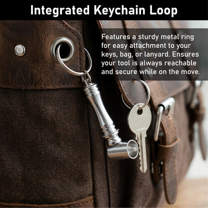 ComfortCornerUs™ FlashTube Alloy Keychain Tool